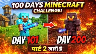 I Survived 100 Days In Minecraft Pocket edition #2