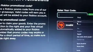 Roblox’tan Promo code denedim!!! Oha! Gerçekten Çalıştı!!! 😱