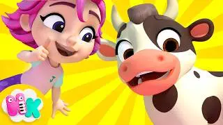 A cow called Lola 🐮✨ Lola the Cow Song | Cartoon for Kids | HeyKids Nursery Rhymes
