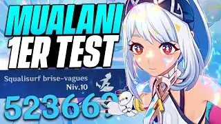 MUALANI, IMPRESSIONNANTE... Mais Trompeuse ! Premier Avis & Showcase Niveau 90 et COURONNE | Genshin