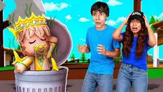 WE FOUND A RICH BABY IN THE TRASH CAN.. (Brookhaven)