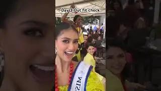 Day 3 outfit check  Team Yellow  Miss Supranational 2024 #misssupranational2024