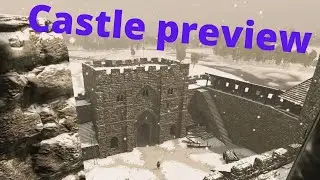 Mount & Blade II: Bannerlords - Castle walls preview, tier I, II and III (Talivel Castle)