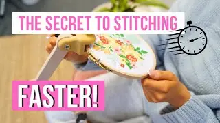 Frames, Stands and Hoops for Cross Stitch | Tips, Demo and Instructions!