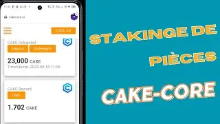 Cakecore ? Voici Comment Faire le Stakinge de Cake core Sur metamask