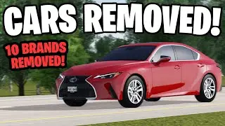 10 CAR BRANDS REMOVED IN GREENVILLE! - Roblox Greenville