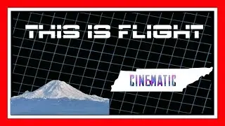 This Is Flight atmosphere Cinematic Aerial  Capture Mount Rainier in Washington State