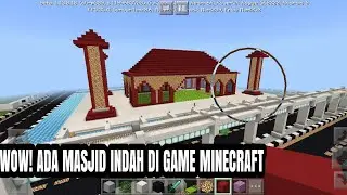 WOW! ada masjid keren di game minecraft