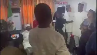 ADEMOLA ADELEKE CELEBRATES VICTORY