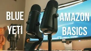 AMAZON KILLS BLUE YETI?? AmazonBasics USB Mic vs. Blue Yeti