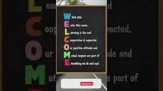 classroom welcome board ideas - Classroom decoration #decor #decoration #classroomdecorationideas