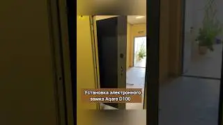 Электронная умная входная дверь Двекрон Тренд AQARA D100 (Акара) от завода. Установка в Москве!