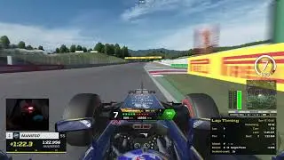 F1 RB8 MUGELLO  HOTLAP ! ! ! - with my D.I.Y. steering wheel -