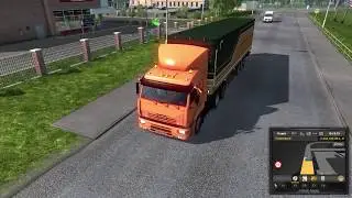 ETS 2 с Камазом короткий рейс просто покатаемся...