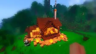 [Minecraft] Wooden Farm House For Survival (EASY).