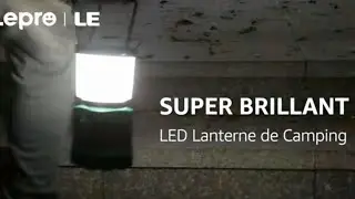 Meilleure Lampe Camping LED en 2024 : Lepro LE Recharchable