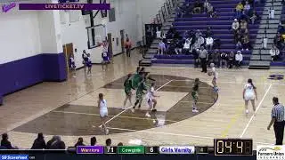 Bennett County Lady Warriors vs Colome Cowgirls - Varsity GBB - 1-4-25