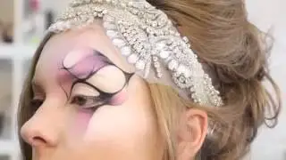 Фантазийный очень красивый макияж