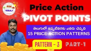 Price Action PIVOT POINTS తెలుగులో | Pivot points strategies | PATTERN - 3 | Part- 1 |#stockmarket