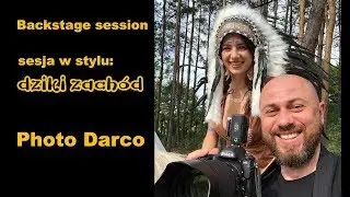 Backstage sesji w stylu dzikiego zachodu