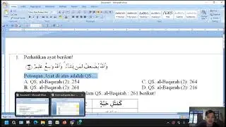 Cara membuat Soal pilihan ganda di template MS. Word aplikasi ZYACBT
