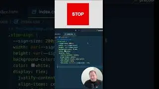CSS for Beginners: Create a Simple CSS Stop Sign in Under 2 Minutes! 🚦