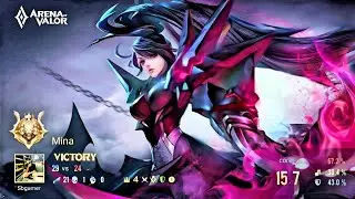 First Time Playing With Mina | Mina Become The MVP Of The Match |21 kills By Mina And Only One Death