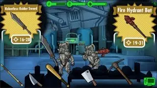 FALLOUT SHELTER - ALL MELEE WEAPONS!