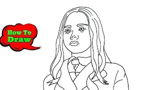 How To Draw Megan | Drawing Megan | Sketch Tutorial