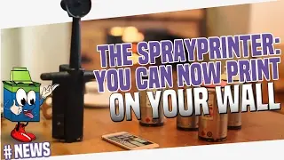 SprayPrinter : You Can Now Print On Your Wall