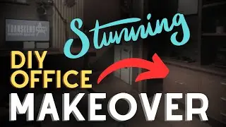 STUNNING DIY YouTube Studio / Home Office Makeover - Dark Academia INSPIRED