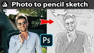 How to convert any photo to a pencil sketch using Photoshop,
