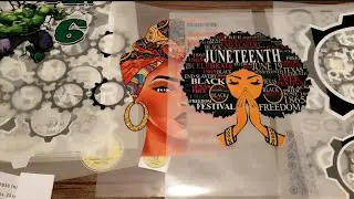 DTF Unboxing From JE Porte - My Designs, Juneteenth & A Bunch Of Other Freebies