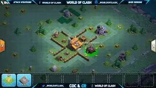 Clash of Clans 'BEST' Town hall 2 Th2 Builder's Base New Versus Battle Update CoC Defense Layout   Y