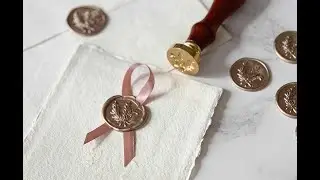 How To Use A Wax Seal With Ribbon - Luxury DIY Invitation Ideas