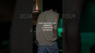 Soundcheck in Singapore🇸🇬 #유겸 #YUGYEOM #2024YUGYEOMTOUR #2024TRUSTY_IN_SINGAPORE #AOMG