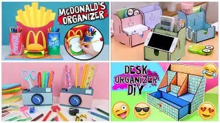 5 DIYs AMAZING ORGANIZERS from Cardboard