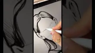 How to draw face features #fashionsketchbook #kagalovska #drawtutorial #scetchbook