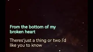 From The Bottom Of My Broken Heart “Britney Spears” (Lyrics) 🎶