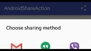 how to program an share using the android studio program
