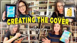 Creating My Book Cover 🎨 ✍️ how i designed my book cover writing vlog