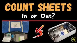 Count Sheets...Inside or Outside Trays? Which is correct?? 