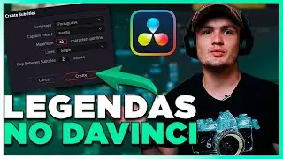 Create automatic subtitles in DaVinci Resolve.
