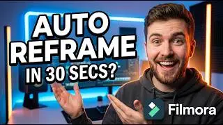 How to Auto Reframe in Filmora 15 (Fast 30-Second Tutorial)