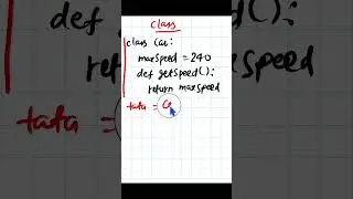 Python - 072 : What is class in python ? #python #pythonprogramming #pythontutorial