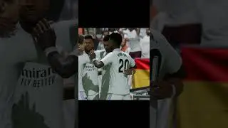 Mbappe scores goal for Real Madrid #shorts