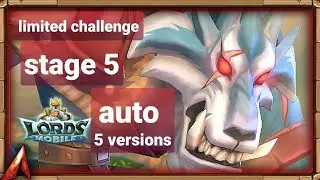 Lords mobile Grim Wolf 5/6 limited challenge - Bloodlust