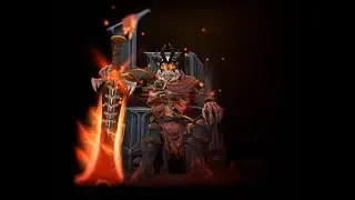 Dota2 Wraith King Arcana skill Preview  ( King Of the Kings Lava skeleton Hero)