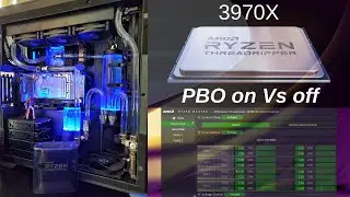 AMD Threadripper 3970X - PBO on Vs. off