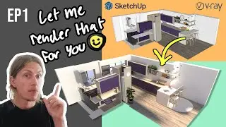 I rendered someone else's SketchUp model - Let me render that for you EP1